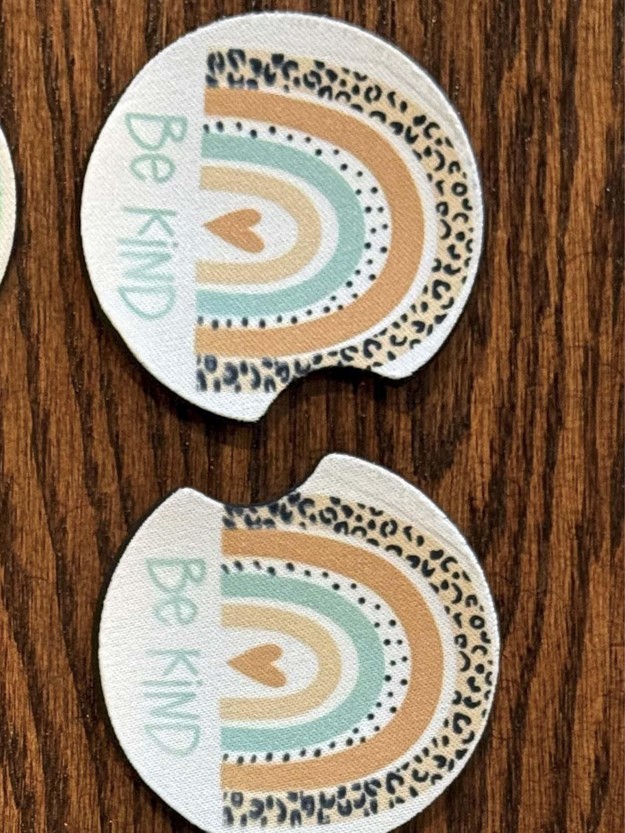 be kind car coasters