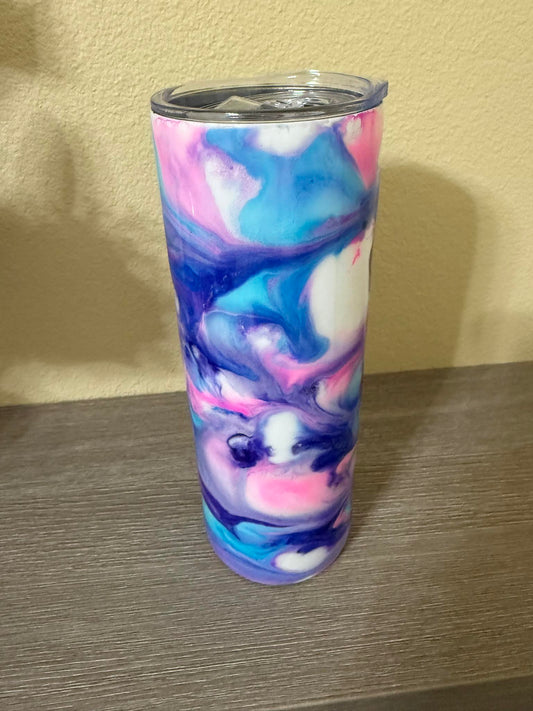 abstract ink tumbler